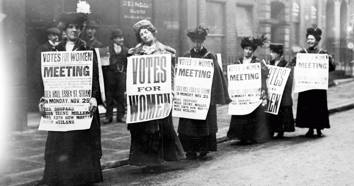 As sufragistas e a Primeira Onda do feminismo